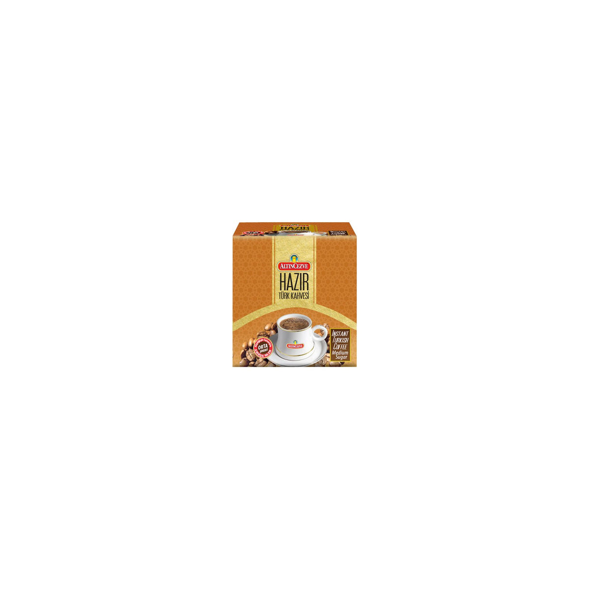 Altincezve Ready-to-Use Turkish Coffee, Medium, 20 Pack - MALLTURK