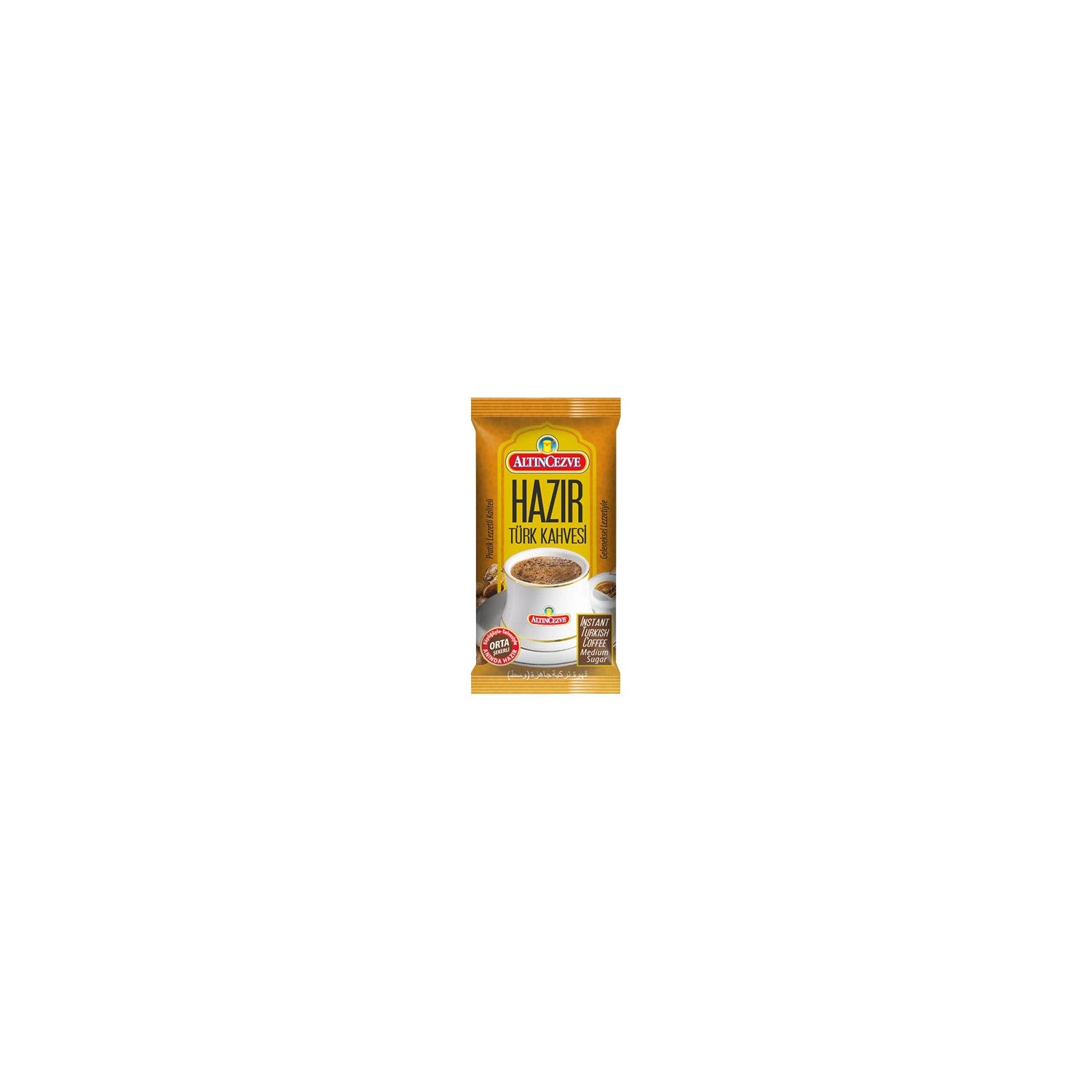 Altincezve Ready-to-Use Turkish Coffee, Medium, 20 Pack - MALLTURK