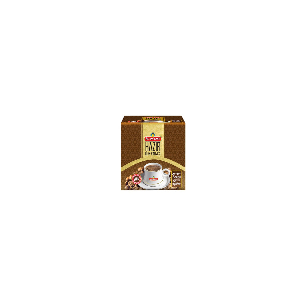 Altincezve Ready-to-Eat Turkish Coffee, Plain, 20 Pack - MALLTURK