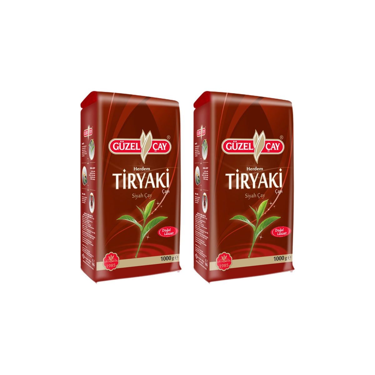 Guzel tea Tiryaki black tea 1000 g Firsat (x 2 pieces) - MALLTURK