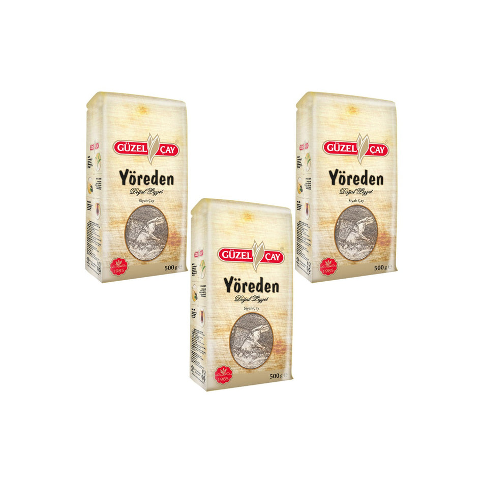 Guzel tea Yoreden black tea 500 g Firsat (x 3 pieces) - MALLTURK