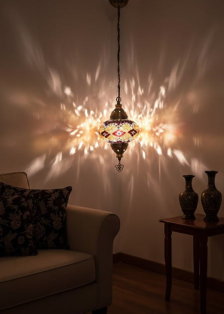Turkish Mosaic Pendant Lamp - MALLTURK