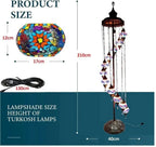 Turkish Mosaic Floor Lamp – 11 Globe