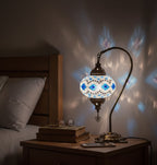 Table lamp, bedside table, bedside lighting, Turkish lamp night light