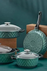 TAC 7-Piece Cast Iron Cookware Set - MALLTURK
