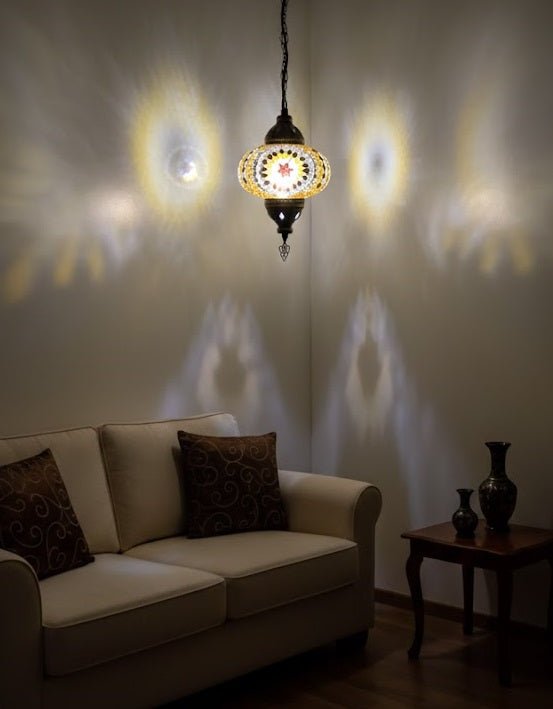 Turkish Mosaic Pendant Lamp - MALLTURK