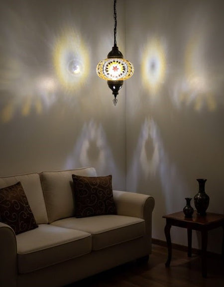 Turkish Mosaic Pendant Lamp - MALLTURK