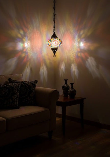 Turkish Mosaic Pendant Lamp - MALLTURK