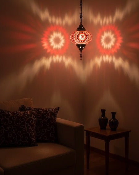 Turkish Mosaic Pendant Lamp - MALLTURK