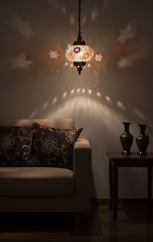 Turkish Mosaic Pendant Lamp - MALLTURK