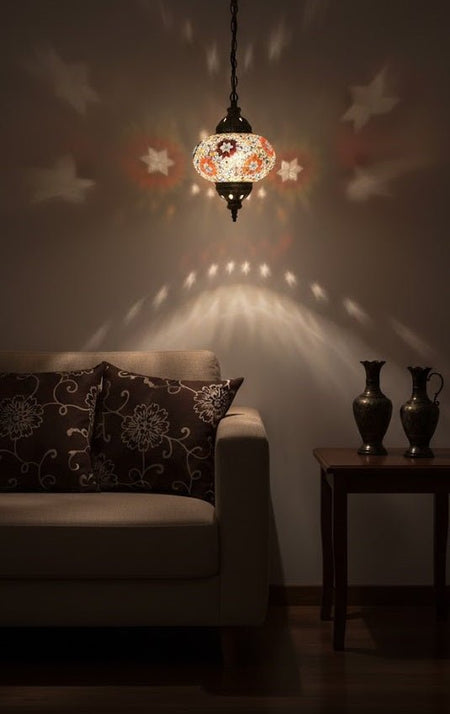 Turkish Mosaic Pendant Lamp - MALLTURK