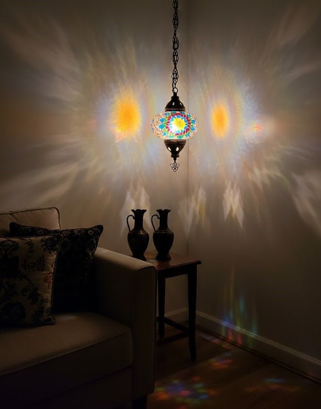 Turkish Mosaic Pendant Lamp - MALLTURK