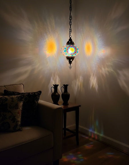 Turkish Mosaic Pendant Lamp - MALLTURK