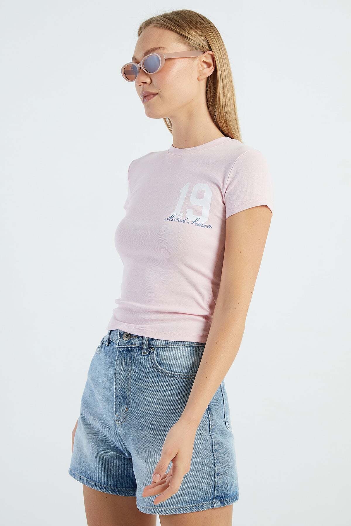 19 Printed Slim Fit T-Shirt - MALLTURK