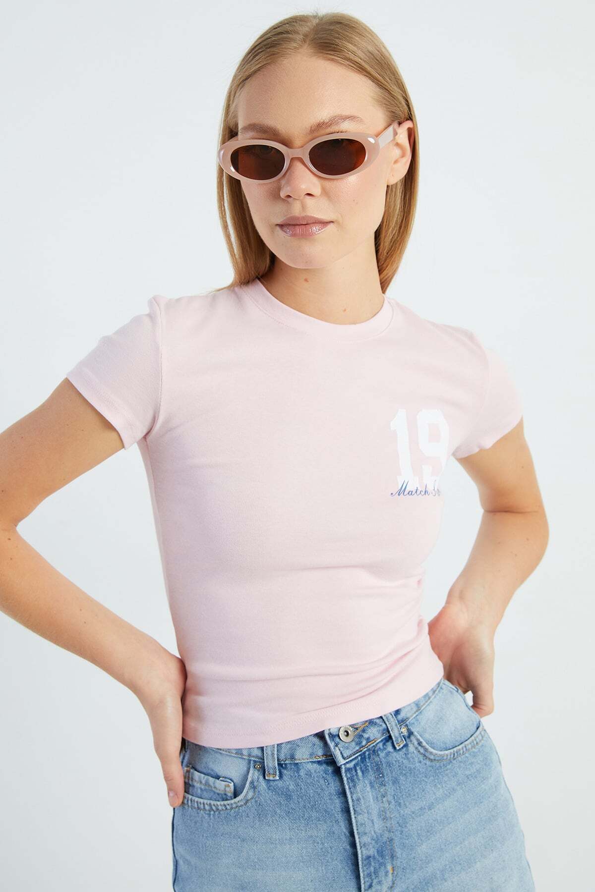 19 Printed Slim Fit T-Shirt - MALLTURK