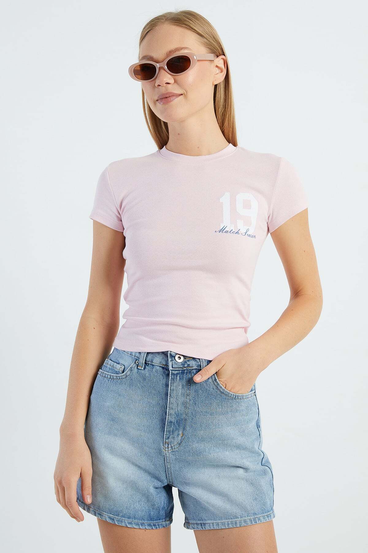19 Printed Slim Fit T-Shirt - MALLTURK