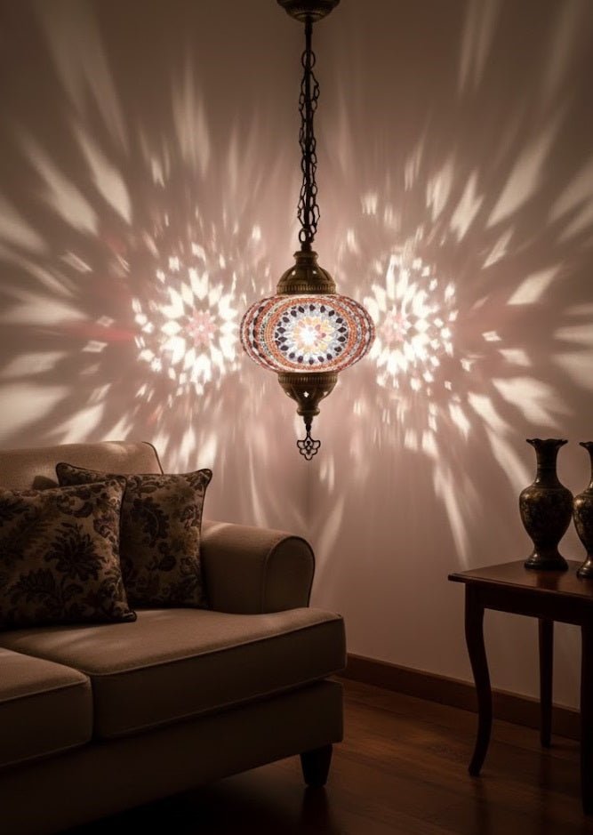 Turkish Mosaic Pendant Lamp - MALLTURK