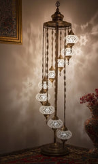 Turkish Mosaic Floor Lamp – 9 Globe