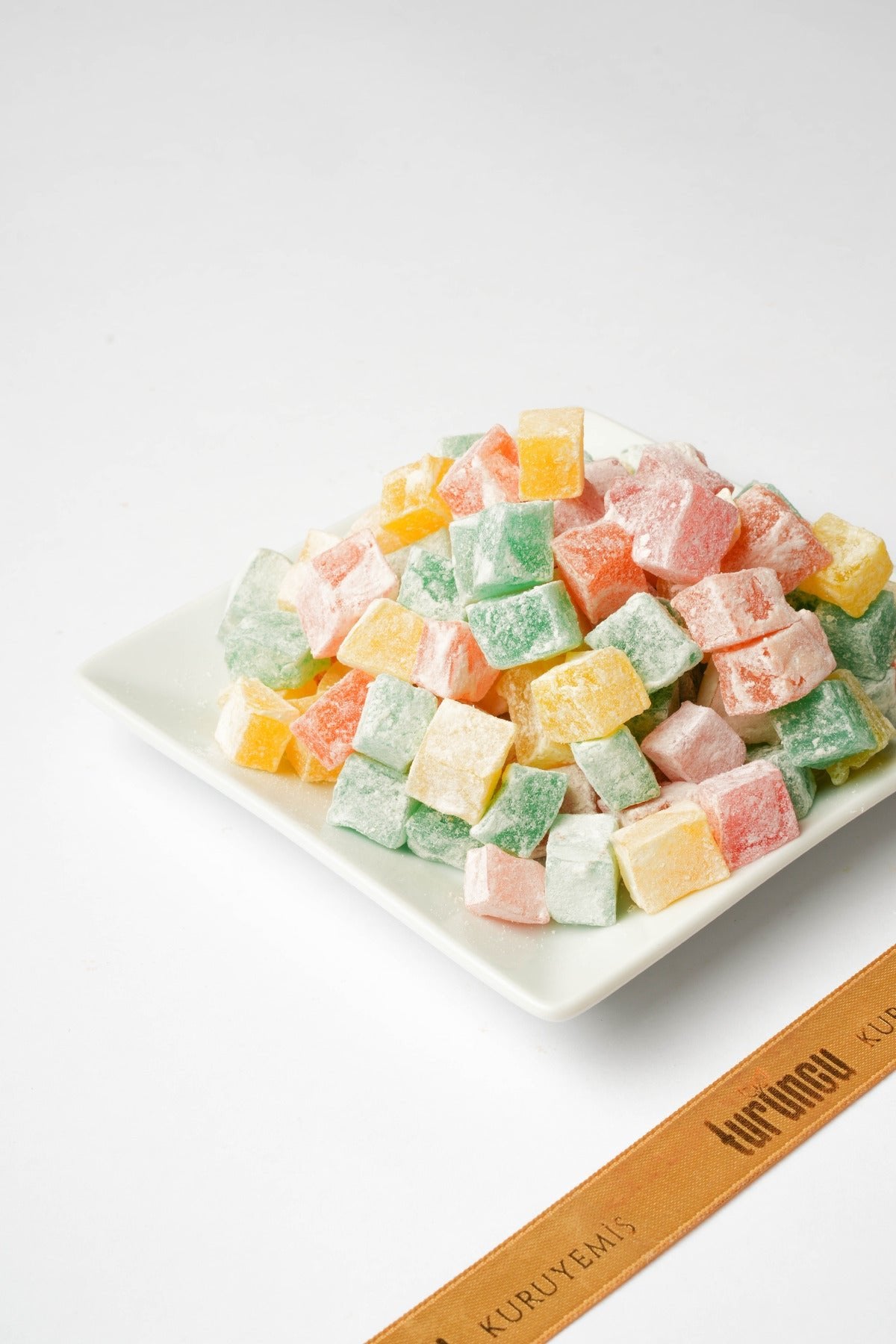 Turuncu Kuruyemis Fruit Flavored Mini Turkish Delight 250 g - MALLTURK