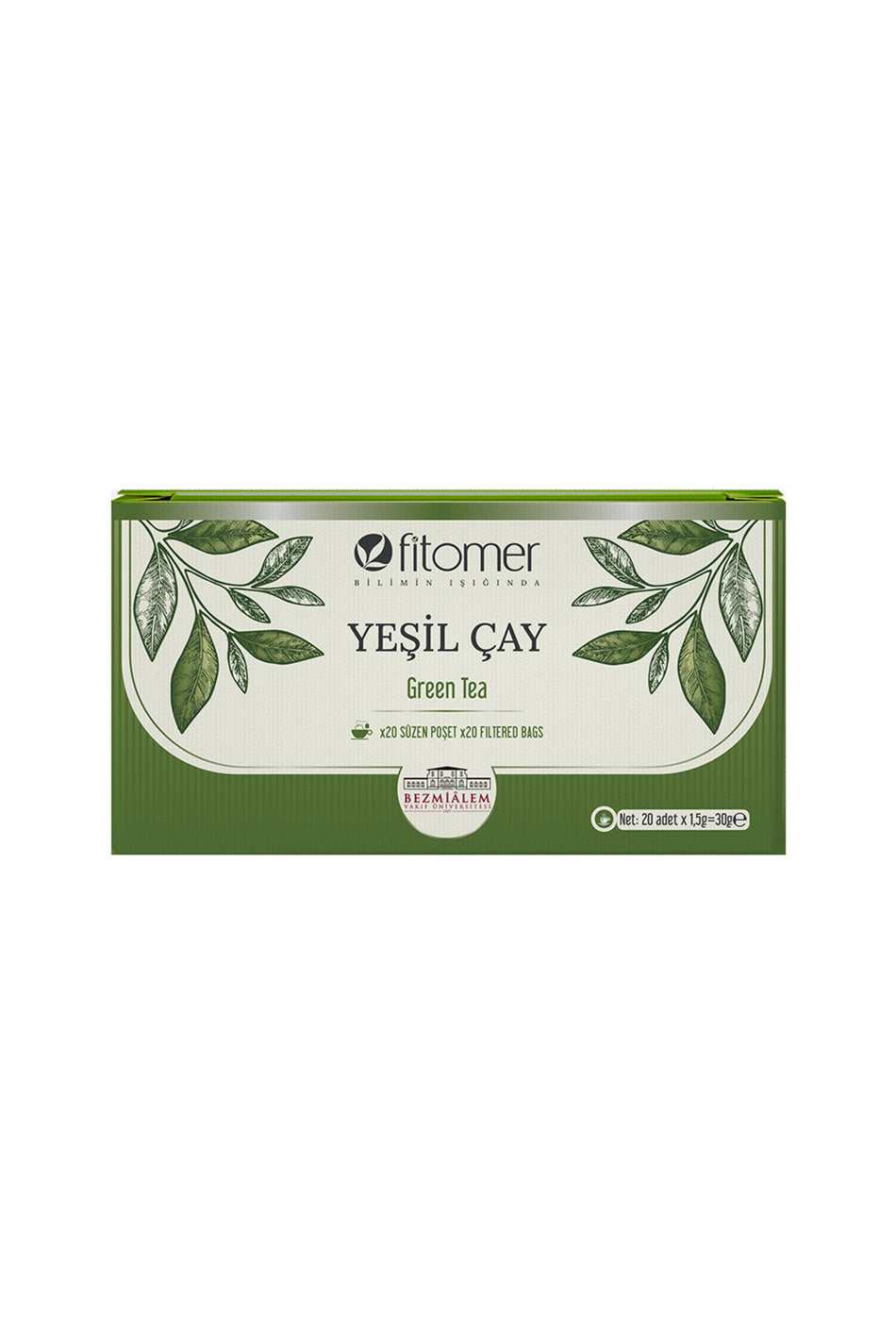 Fitomer Green Tea 1.5g, 20-Pack