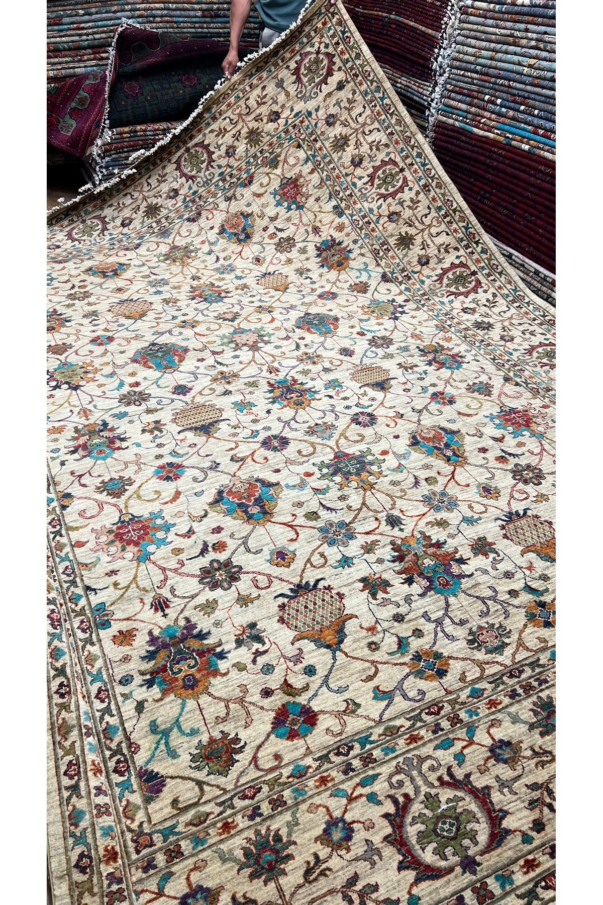 Turkmen Rug Hand-Woven Afghan Rug - MALLTURK
