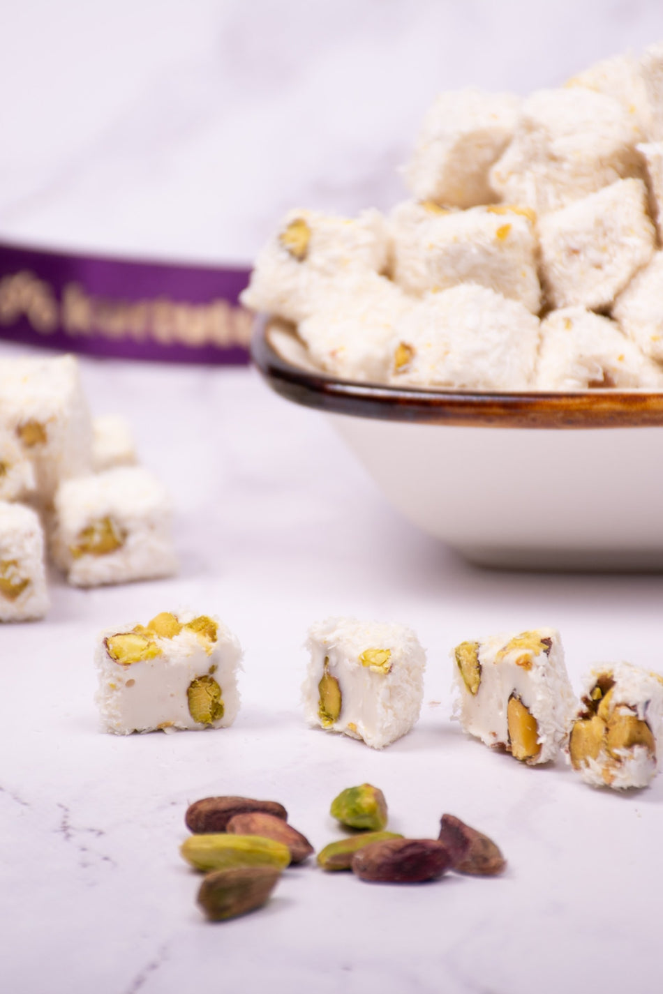Genel Markalar covenli Double Roasted Pistachio Turkish Delight 500gr - MALLTURK