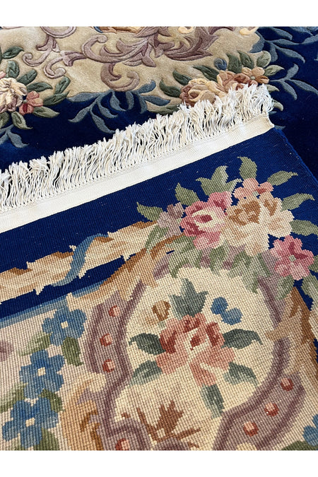 RD RAMAZAN DAG Hand Rug Art Hand-Woven Embossed Chinese Rug Size 350x250 - MALLTURK