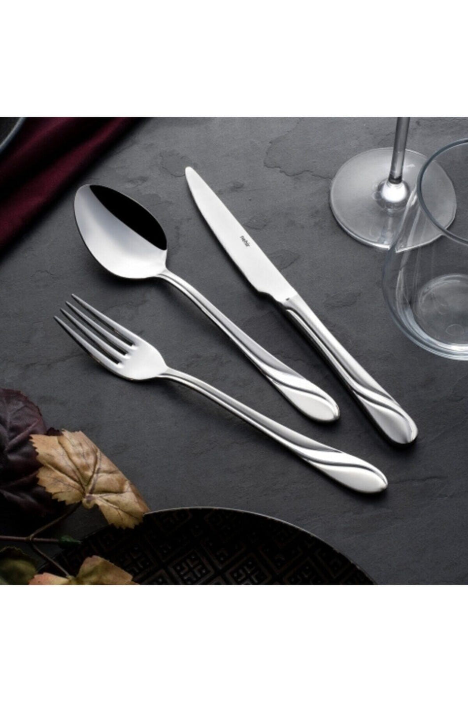 Nehir safir Plain tatli Cake Knife 12 Pack 50 yil Warranty - MALLTURK
