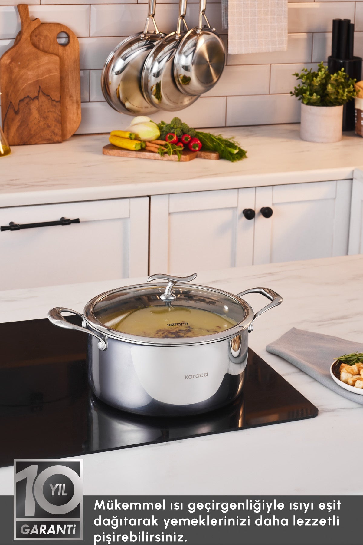 Karaca Plasma 316+ 3Ply Nonstick Pot - MALLTURK