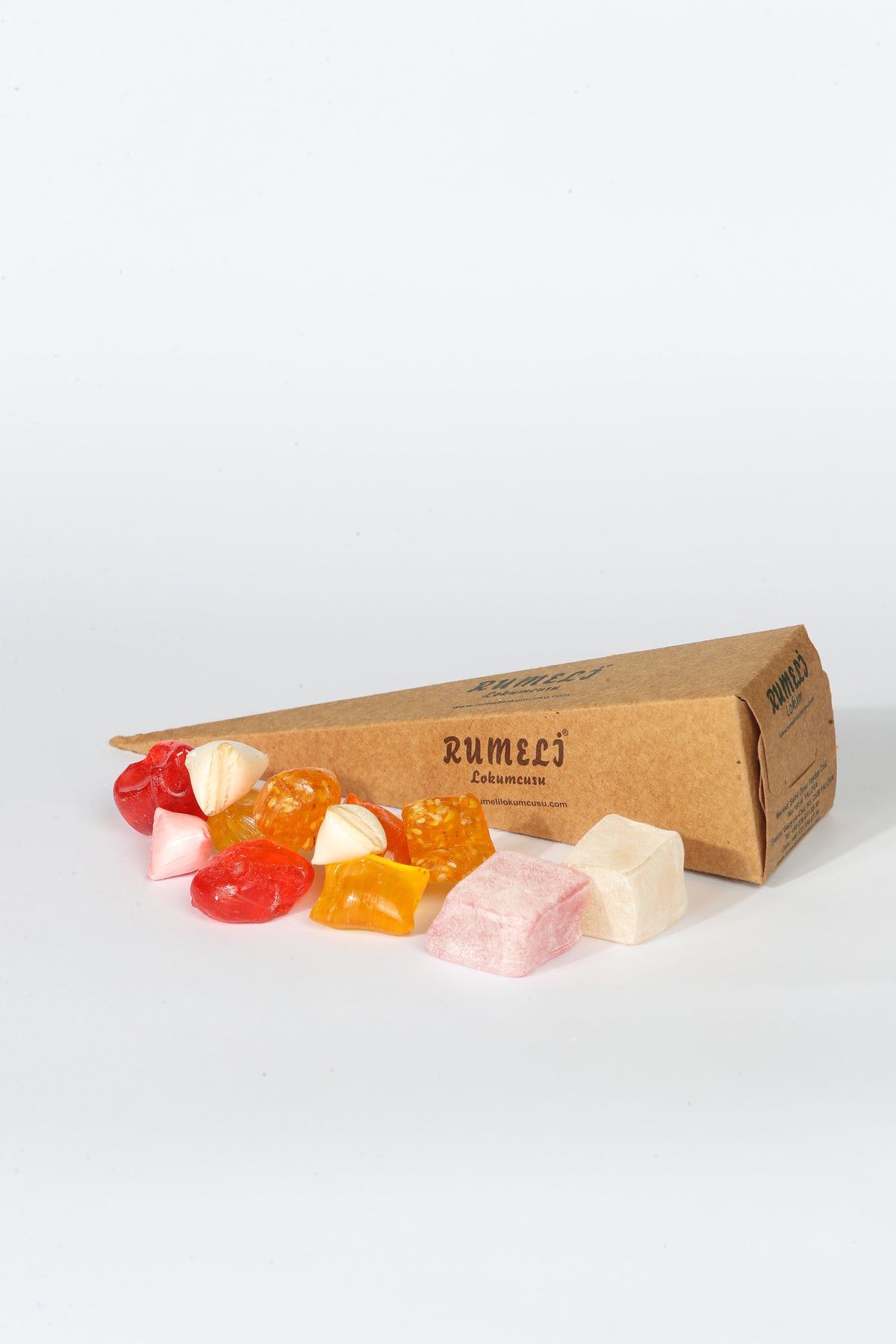 Rumeli lokumcusu 50 Pieces kulah mevlut sekeri Turkish Delight 100gr
