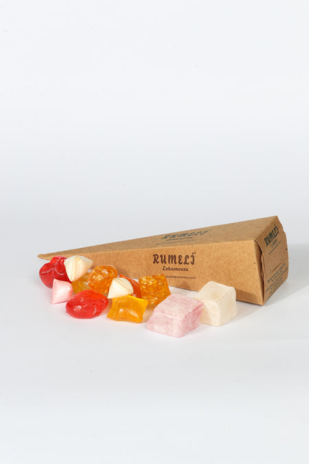 Rumeli lokumcusu 50 Pieces kulah mevlut sekeri Turkish Delight 100gr