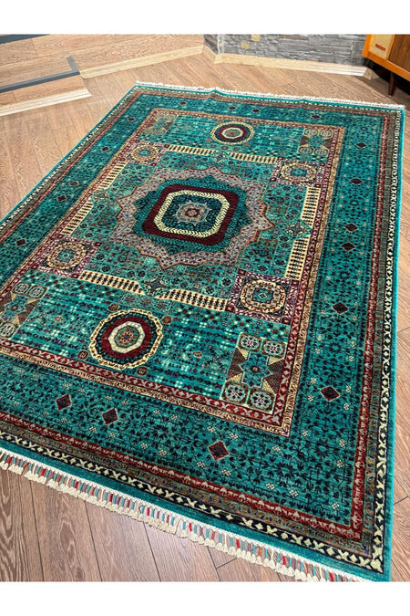 Rustikev Hand-Woven Afgan Memluk Rug 175 x 242 - MALLTURK