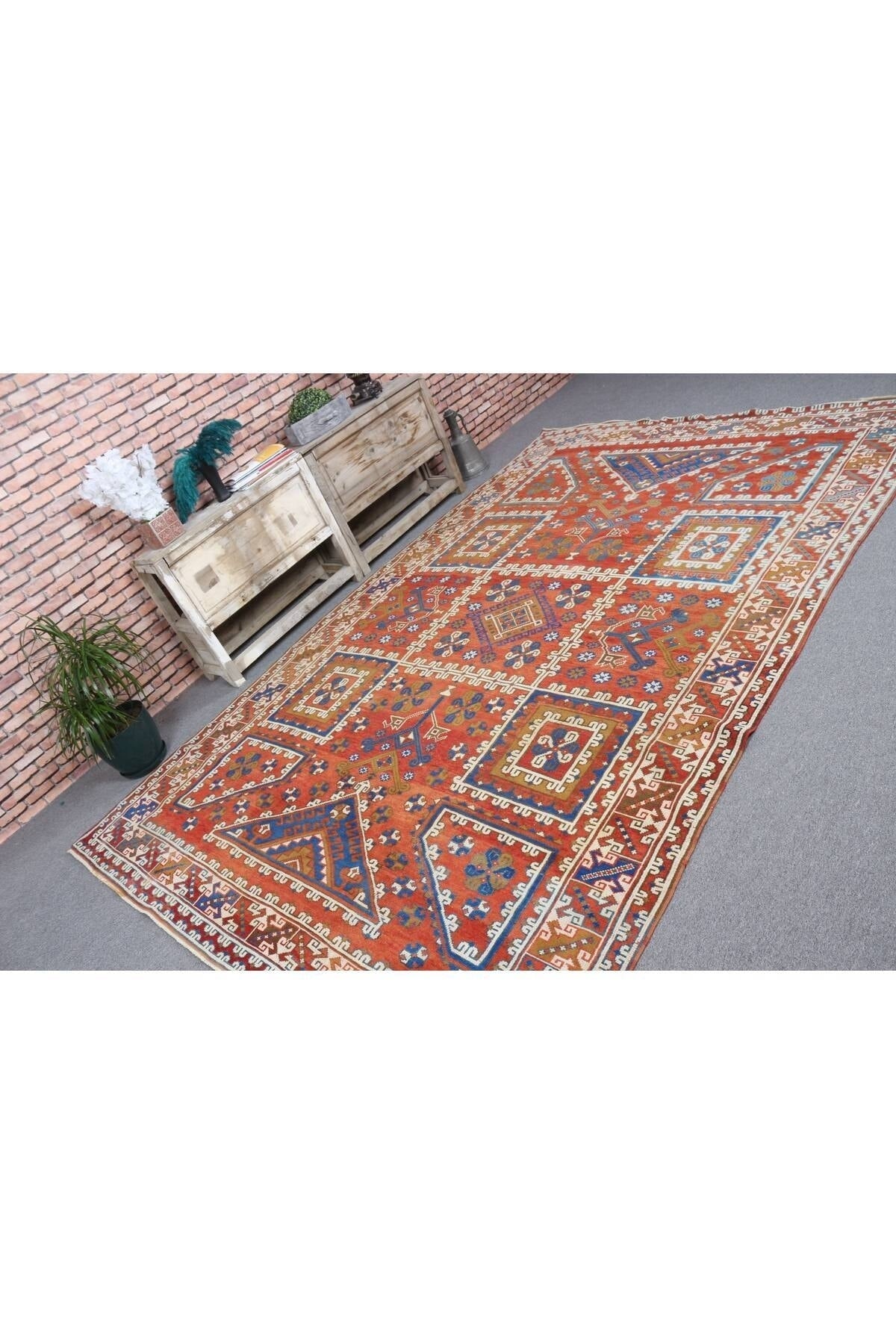 Kayra Export Hand-Woven Rug, Turkish Rug Fas Rug, Anatolian Rug, 197x304 Cm ,