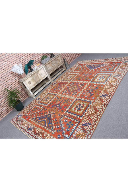 Kayra Export Hand-Woven Rug, Turkish Rug Fas Rug, Anatolian Rug, 197x304 Cm ,