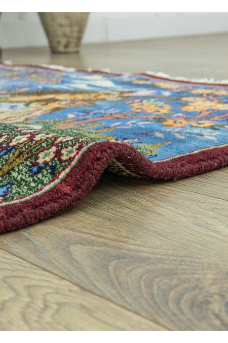 Soho Antiq Hezaren Figurlu Hand-Woven Rug 122x200 cm - MALLTURK