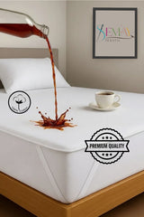Denizli Waterproof Cotton Fitted Baby & Kids Mattress Protector - MALLTURK