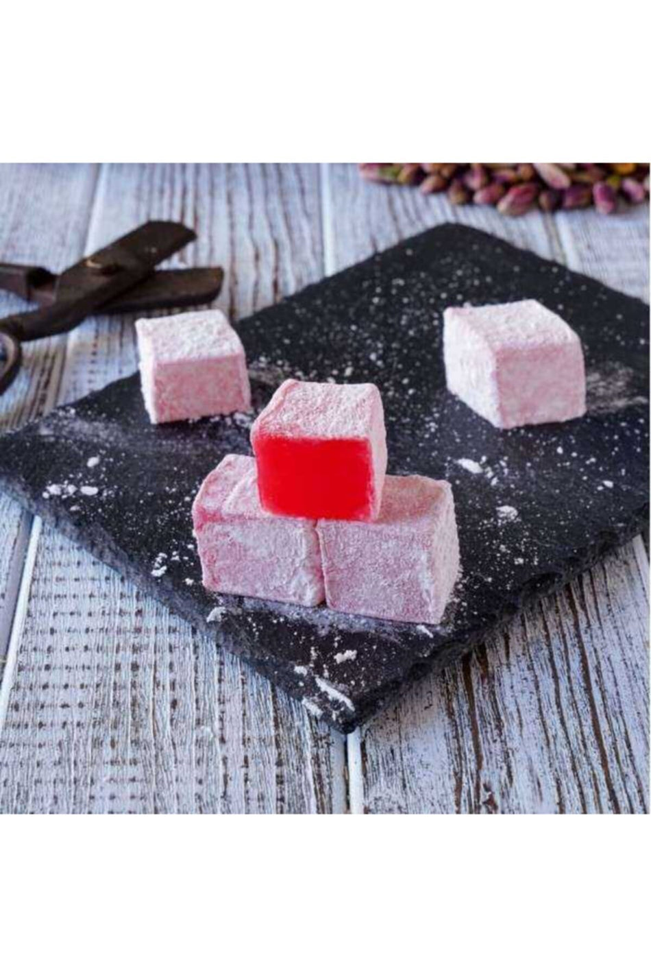 Yeni Ugur Rose Flavored Turkish Delight 500 g - MALLTURK