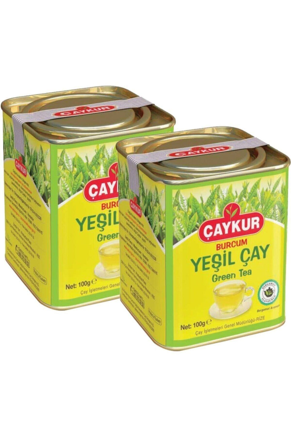caykur 2 Packs Burcum Green Tea 100 Gr - MALLTURK