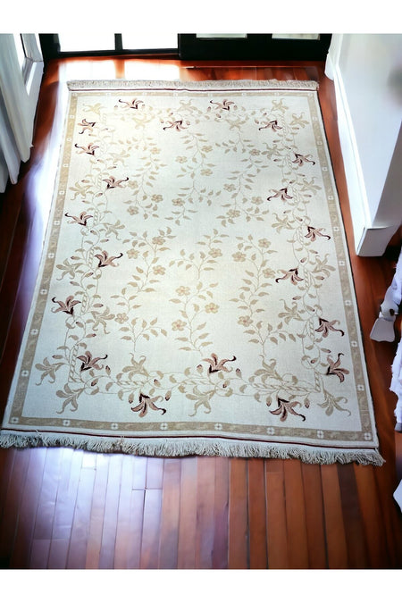 SIRVAN Rug Turkish Usak Hand-Woven Rug - 180x242