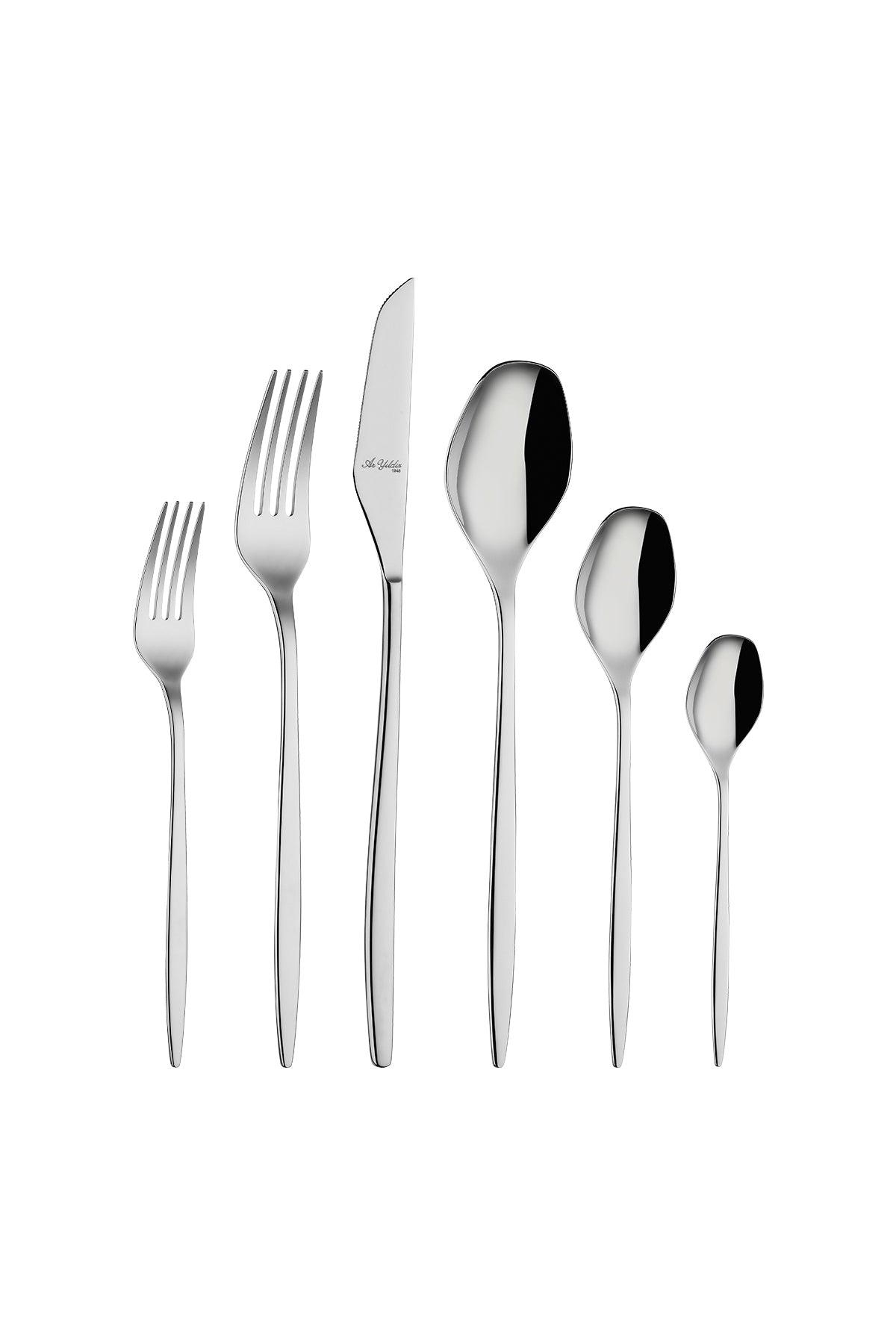Aryildiz maris 72 Piece 12 Place Setting Flatware Set - MALLTURK
