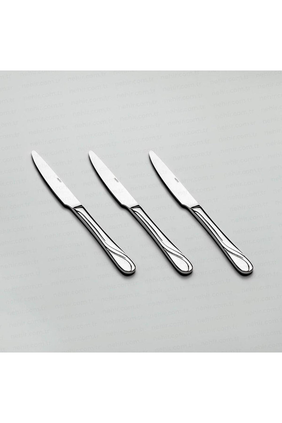 Nehir safir Dinner Knife 12 Pack Stainless Steel yemek Knife 18 10 - MALLTURK