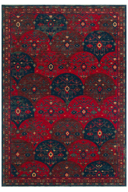 Cool Rug Mardin Red Ethnic Pattern Zamansiz Vintage Wool Hand-Woven 4 Mevsim Ev Salon Living Room Rug