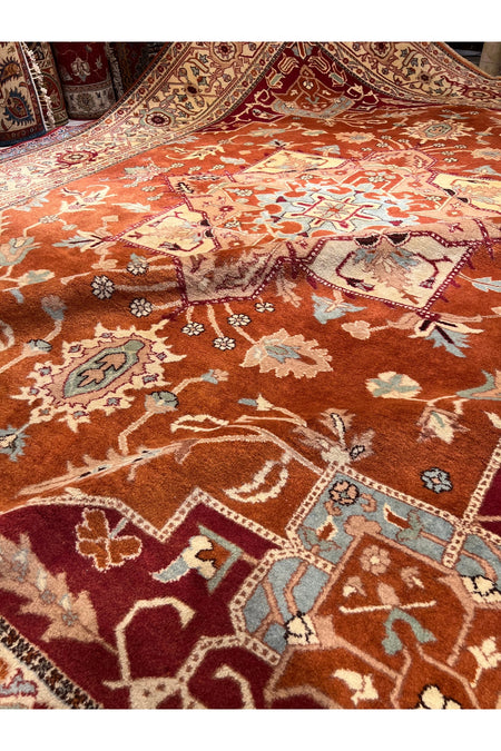 RD RAMAZAN DAG Hand Rug Art Hand-Woven Kula Rug Heriz Design 366x275 - MALLTURK