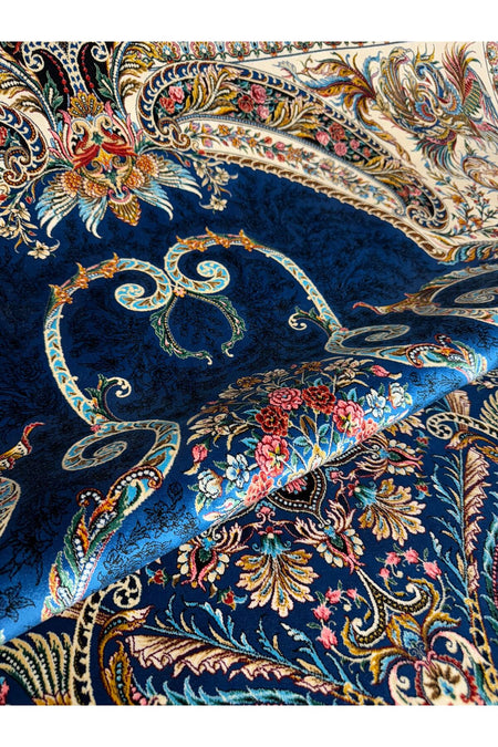 Rustikev Iranian Silk Rug - MALLTURK