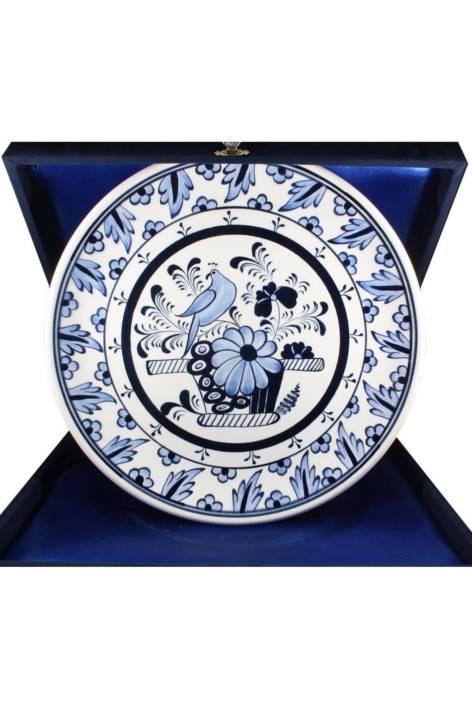 Cini Evi Bleu Blanc 30cm Iznik Tile Plate - MALLTURK