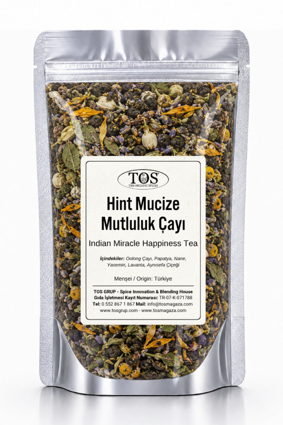 TOS The Organic Spices indian Miracle Happiness Tea 40g (1st Quality)