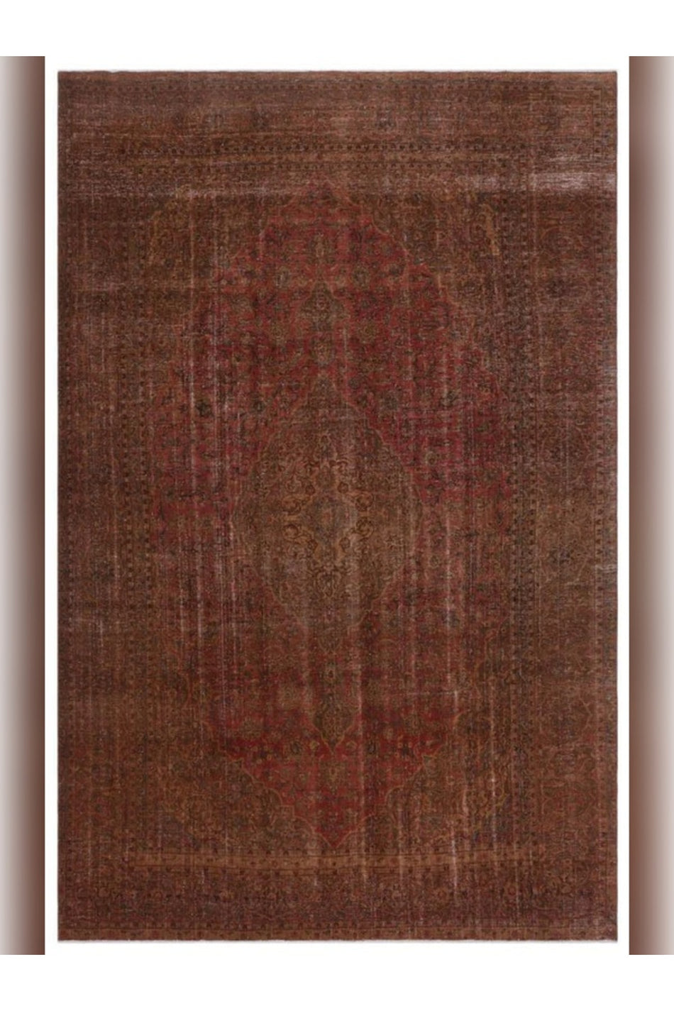 Apex Rug Distressed Vintage Rug XLarge Purple Hand-Woven Natural 29812 273 x 428 cm - MALLTURK