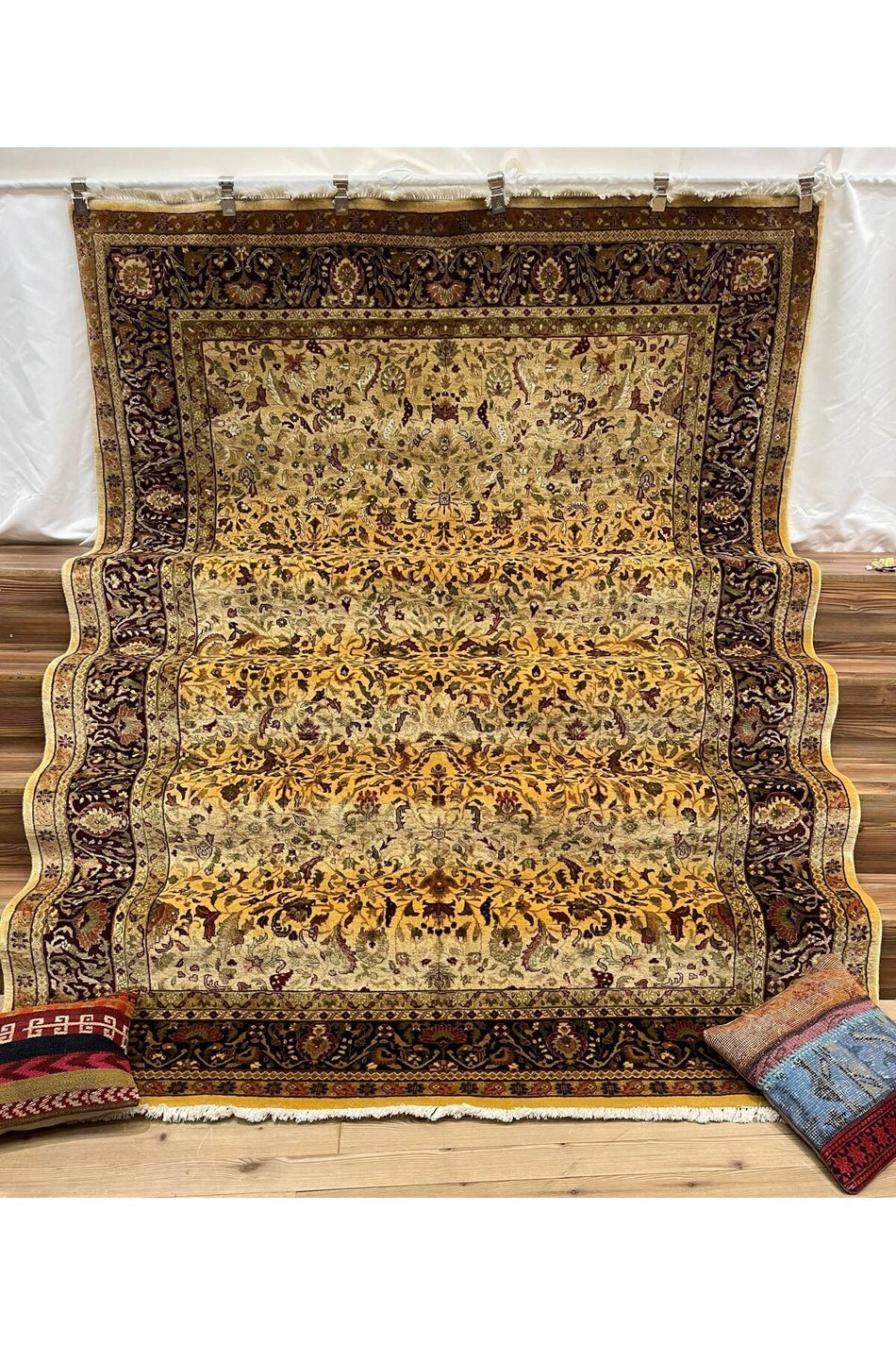 Sirvan Handwoven Afghan Usak Carpet - 279 x 200 - MALLTURK