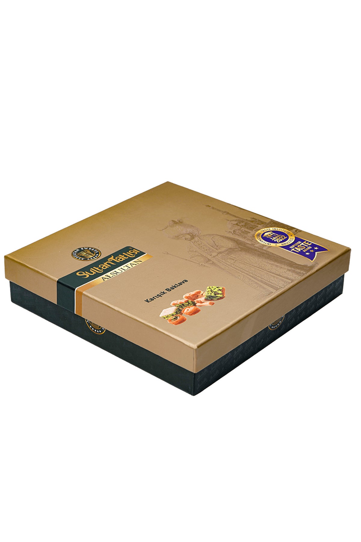 ALSULTAN sweets Assorted baklava 6li lezzet koleksiyonu kraft kutu 1000 g - MALLTURK