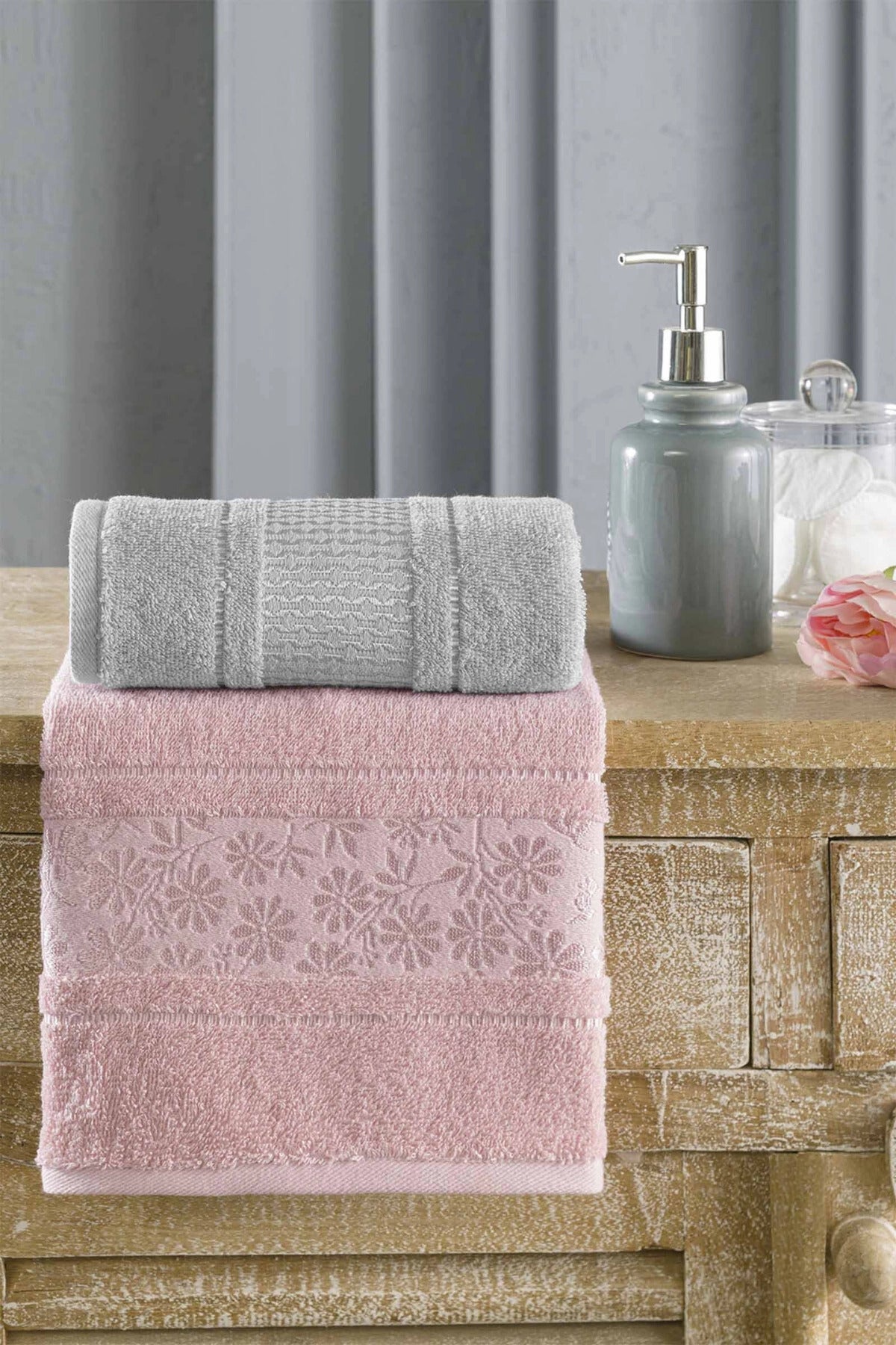 Ozdilek Blossom Happy Family Bathrobe Set - MALLTURK